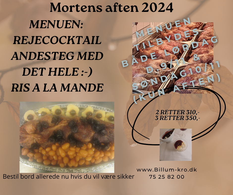 mortens aften billum kro